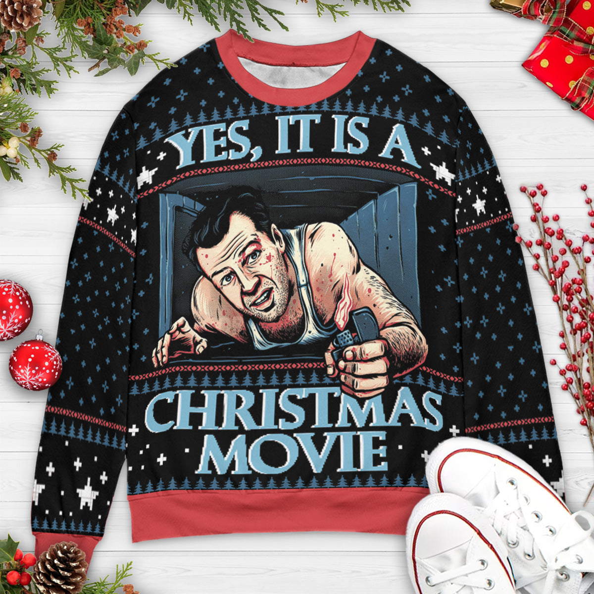 Ugly Christmas Sweatshirt - XW4DEYZT