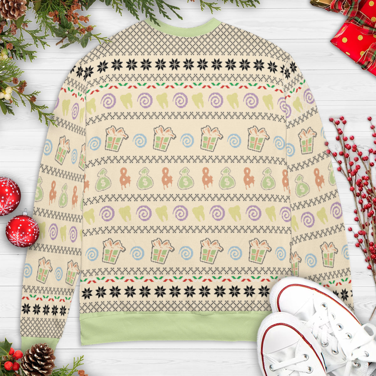 Ugly Christmas Sweatshirt - TYSMKFHX