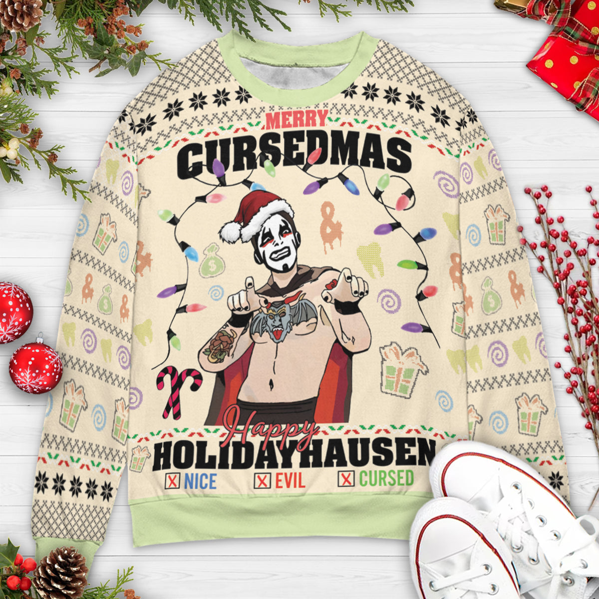 Ugly Christmas Sweatshirt - TYSMKFHX