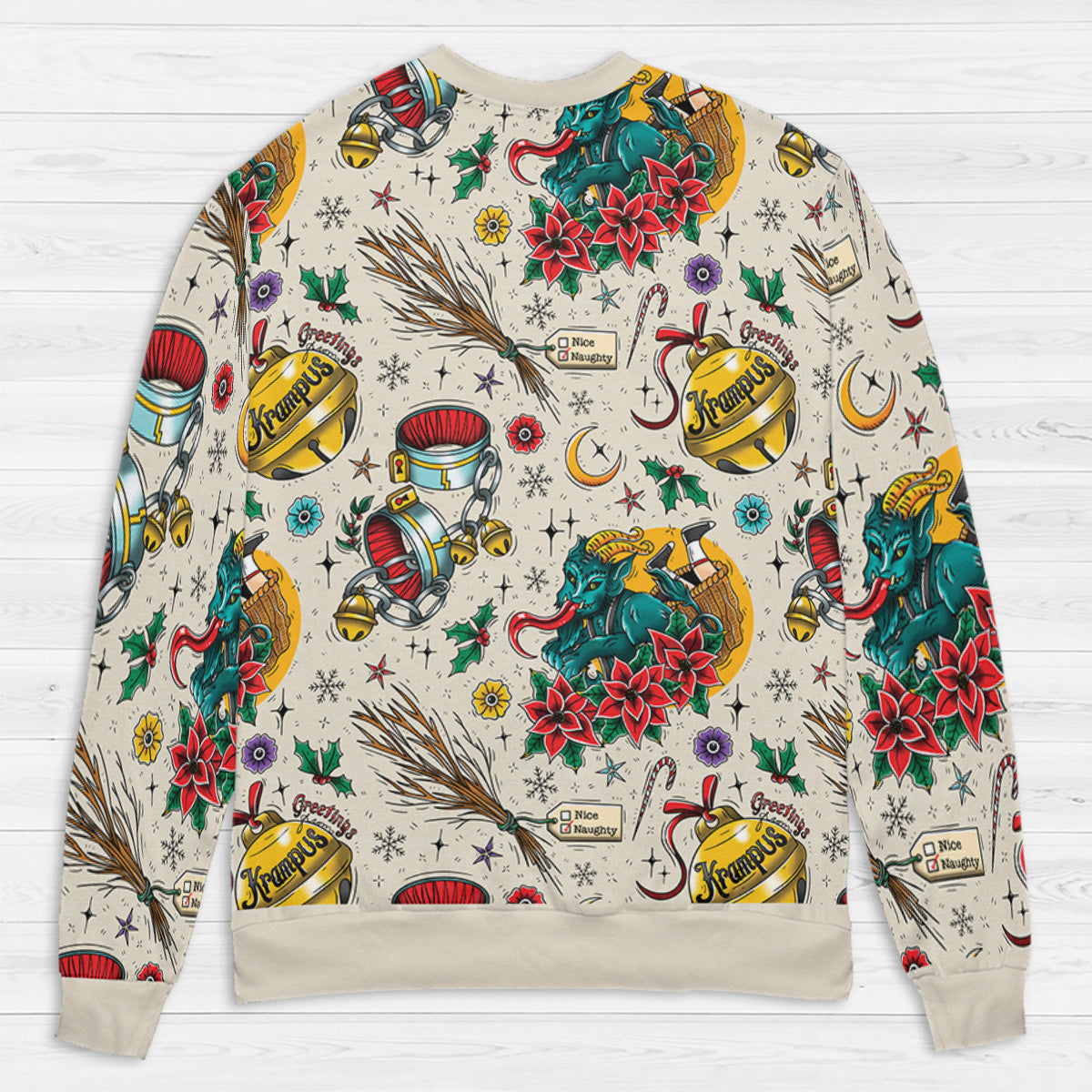 All-over Print Sweatshirt - E6G6D4Y3