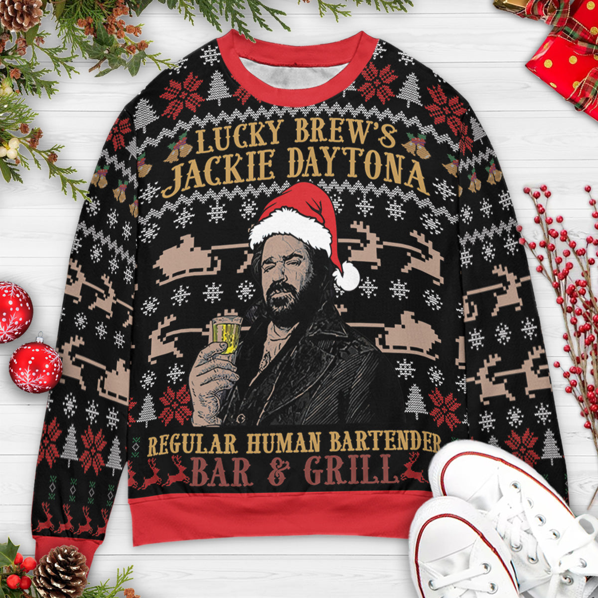 Ugly Christmas Sweatshirt - NTJ9HLQF