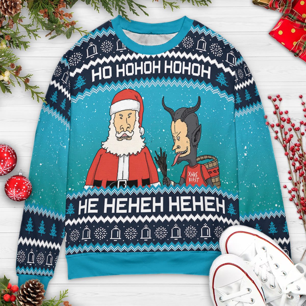 Ugly Christmas Sweatshirt - 5D76PR1Y