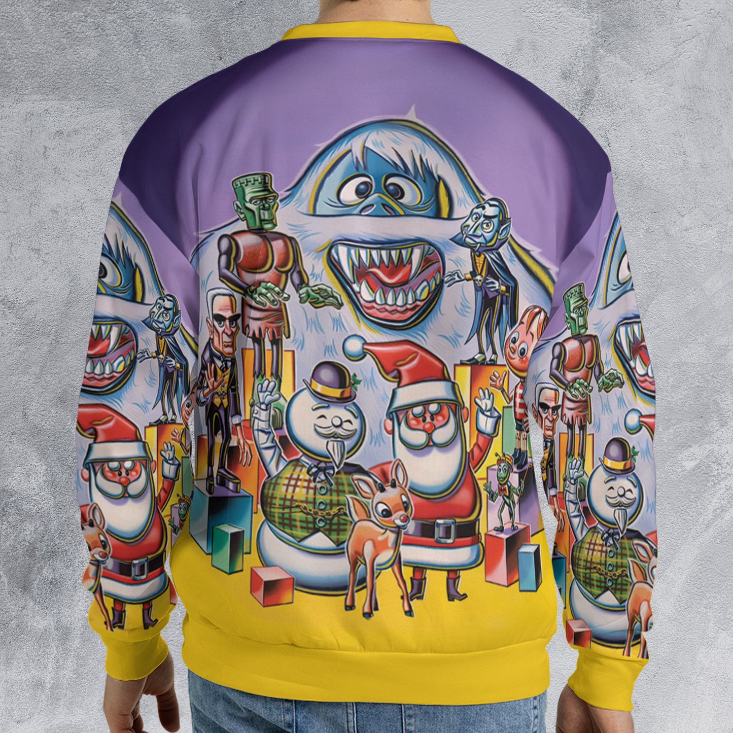 All-over Print Sweatshirt - DQNS96ER