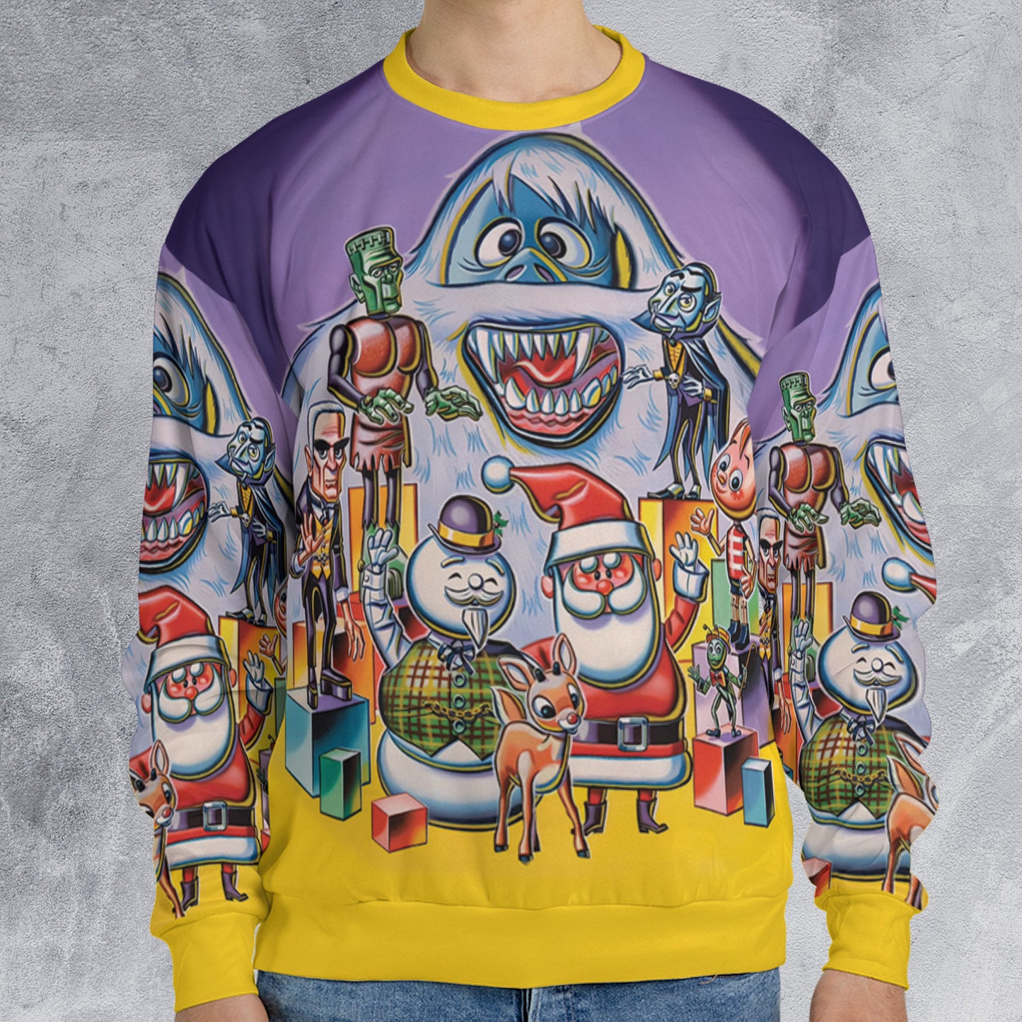 All-over Print Sweatshirt - DQNS96ER
