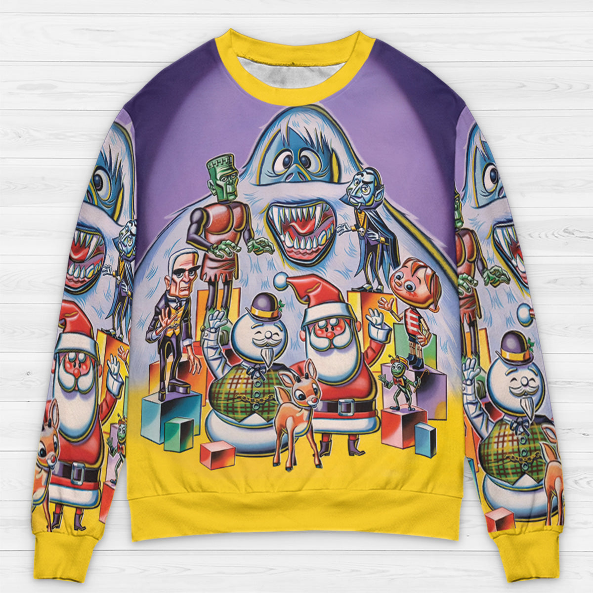 All-over Print Sweatshirt - DQNS96ER