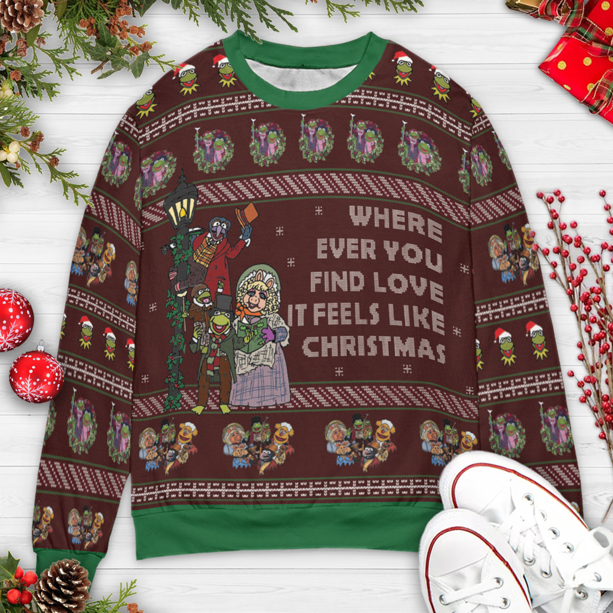 Ugly Christmas Sweatshirt - W16UQTEC