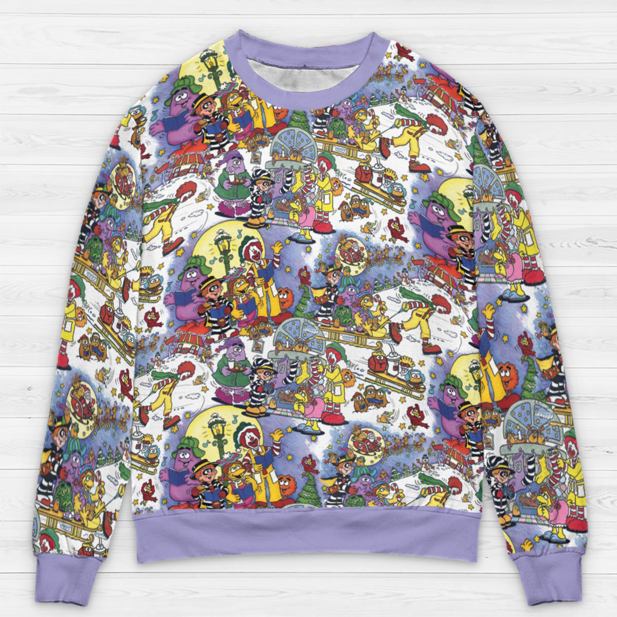 All-over Print Sweatshirt - PLP73VKA