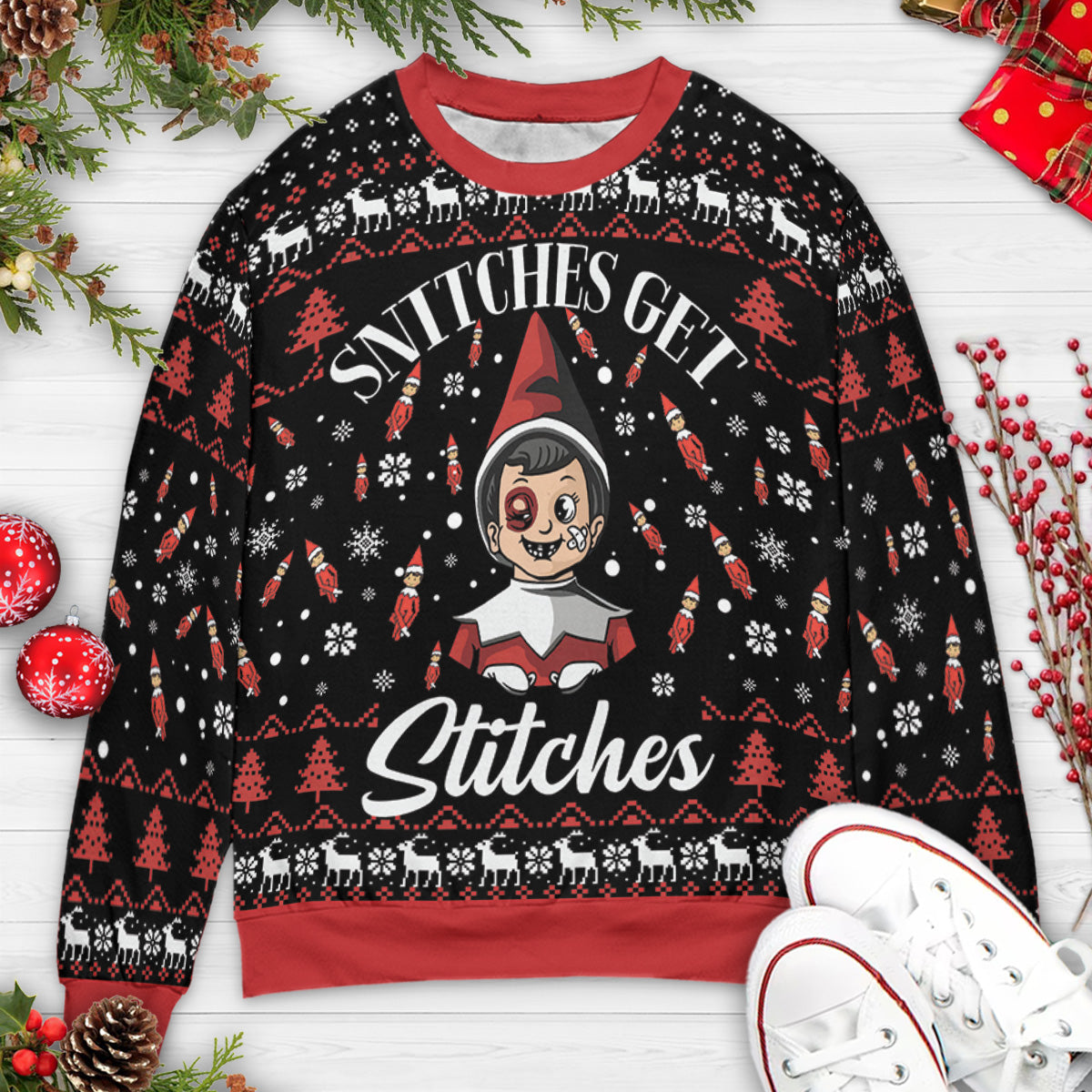 Ugly Christmas Sweatshirt - DCD9M41S