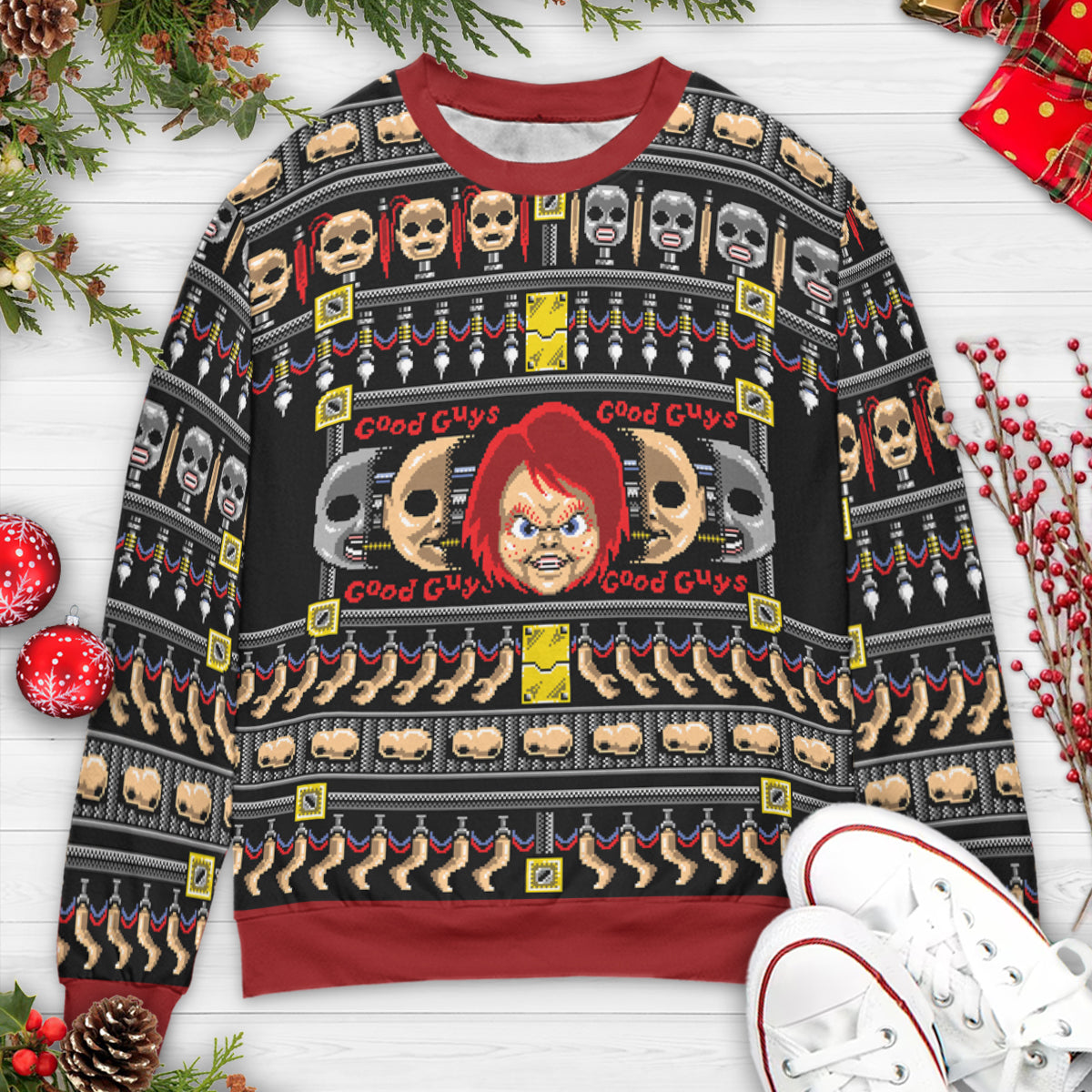 Ugly Christmas Sweatshirt - AJWBPXBZ