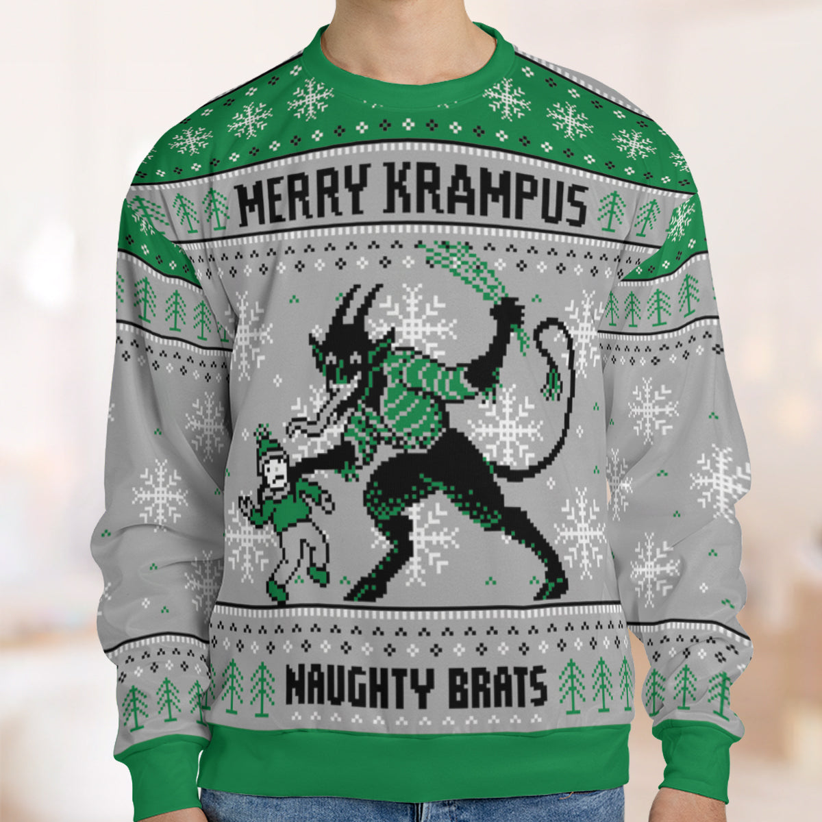 Ugly Christmas Sweatshirt - W66DXUXR