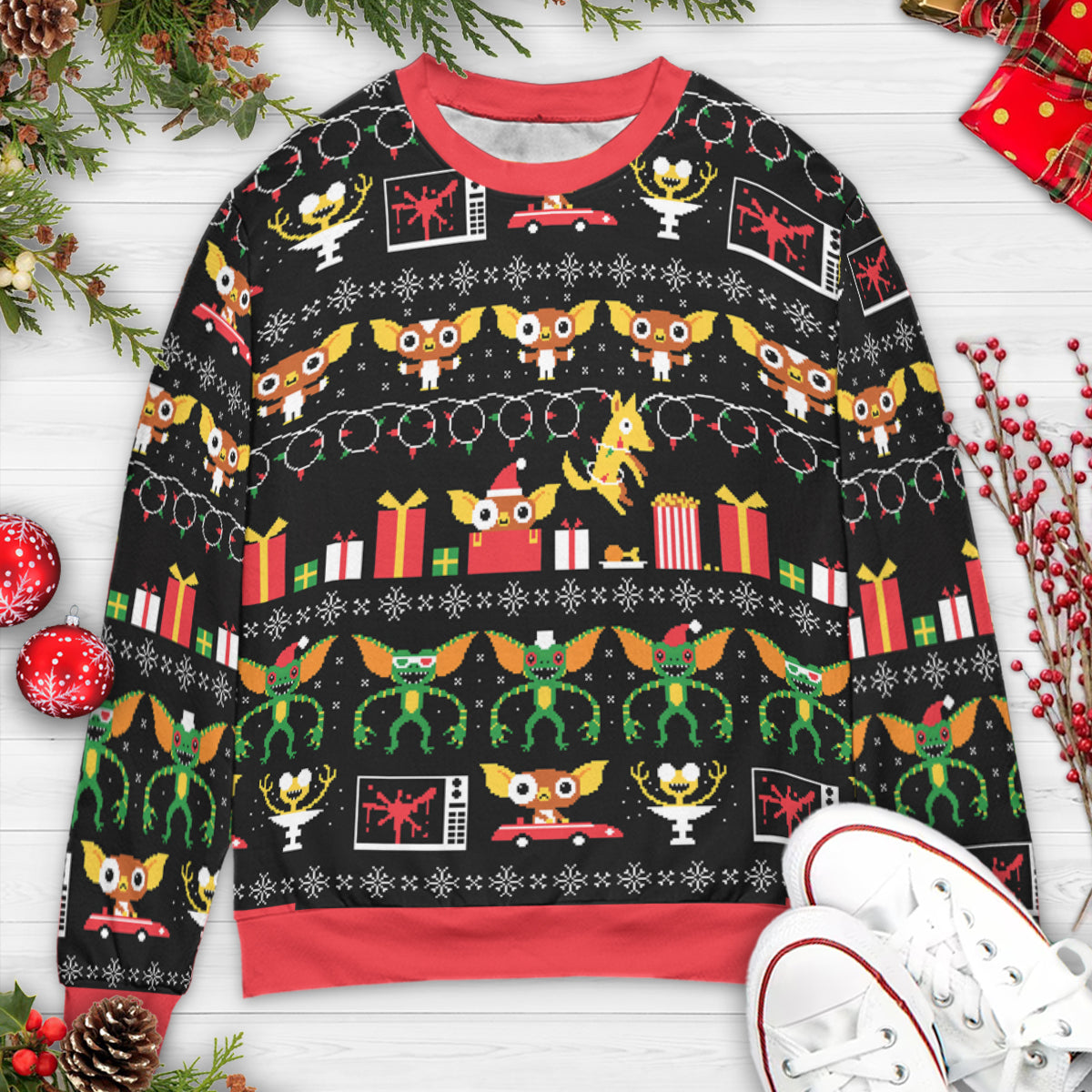 Ugly Christmas Sweatshirt - QJM2NNLL