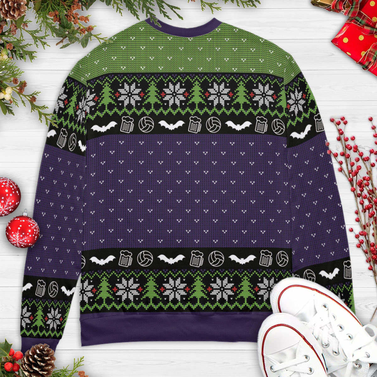 Ugly Christmas Sweatshirt - QHRR7VW6