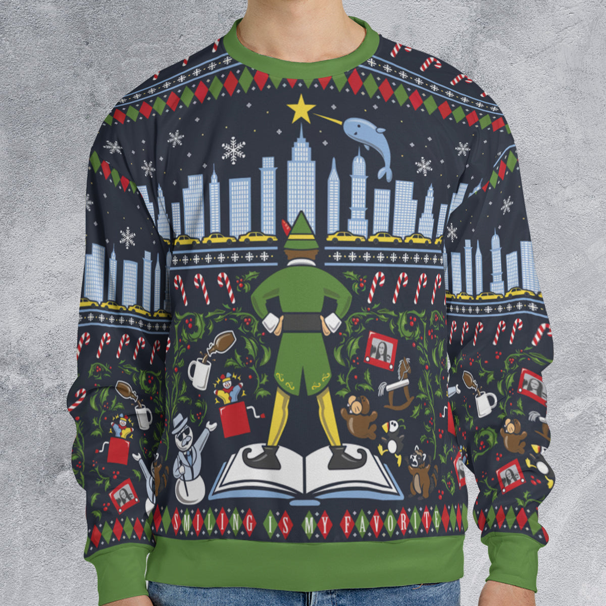 Ugly Christmas Sweatshirt - QYKCXK3T