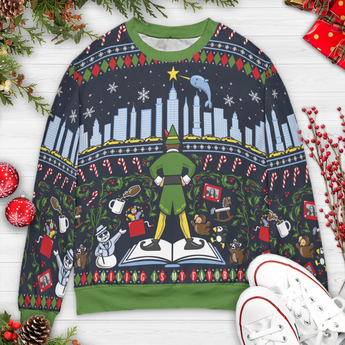 Ugly Christmas Sweatshirt - QYKCXK3T