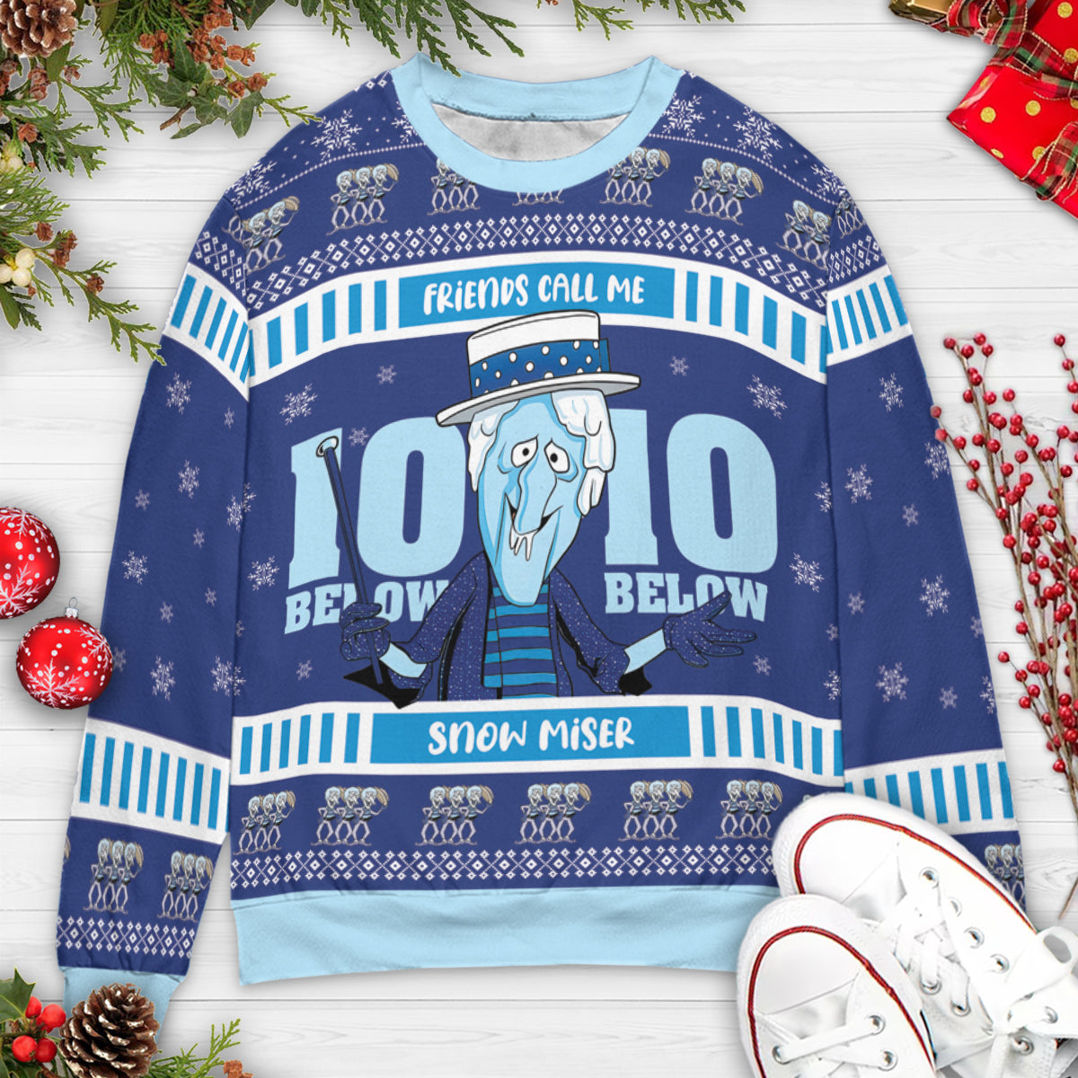 Ugly Christmas Sweatshirt - B3ALUBJZ