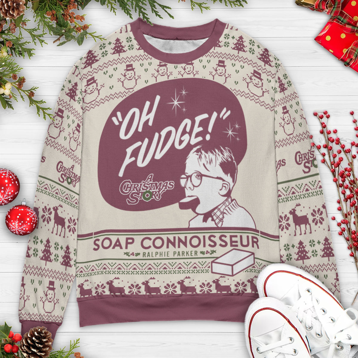 Ugly Christmas Sweatshirt - AHAMLEUC
