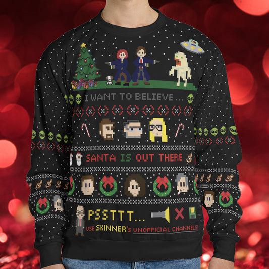 Ugly Christmas Sweatshirt - Q9XAX98H