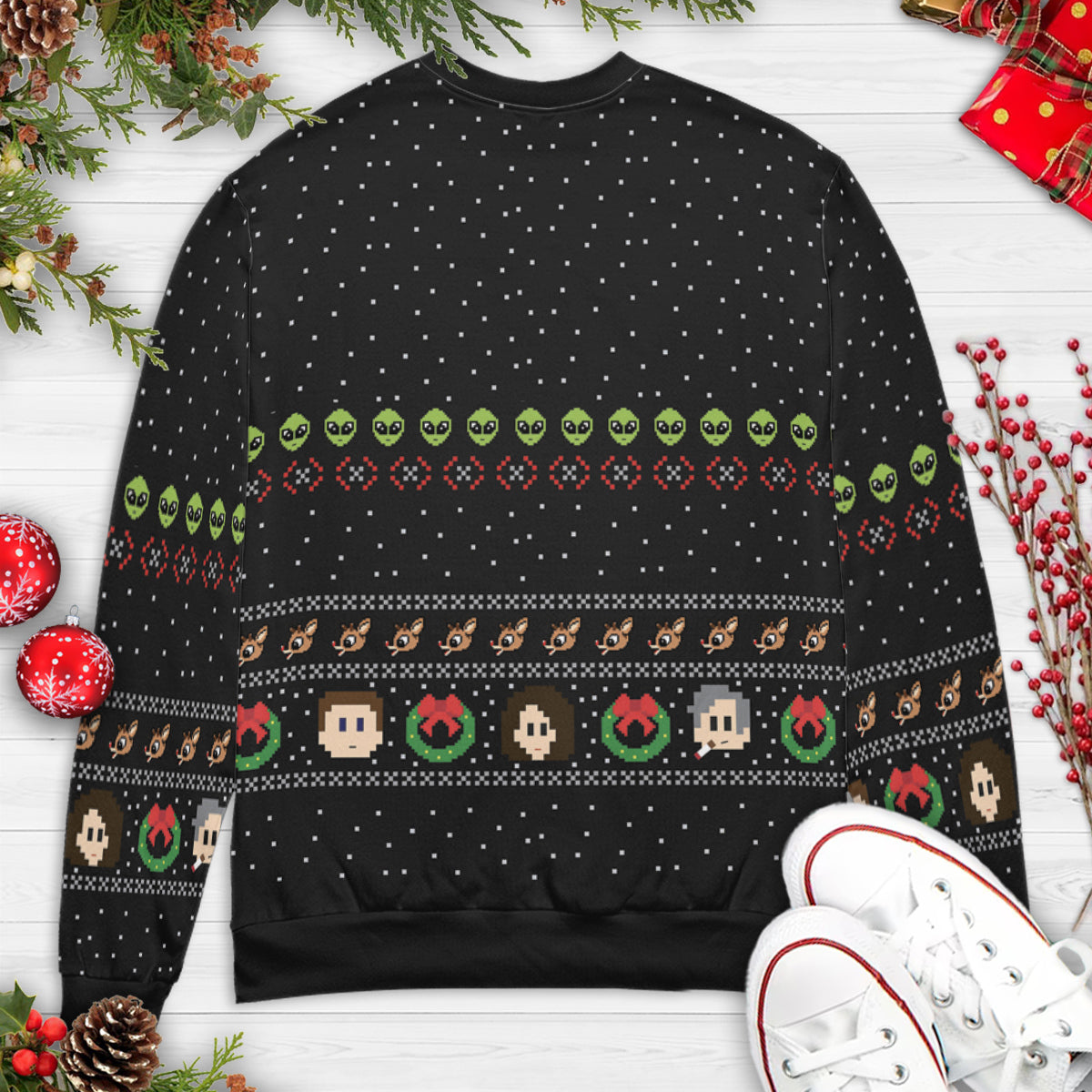 Ugly Christmas Sweatshirt - Q9XAX98H
