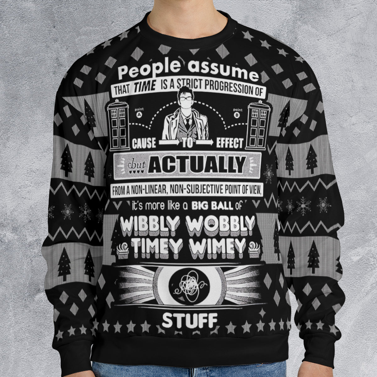 Ugly Christmas Sweatshirt - F9CGTAKC