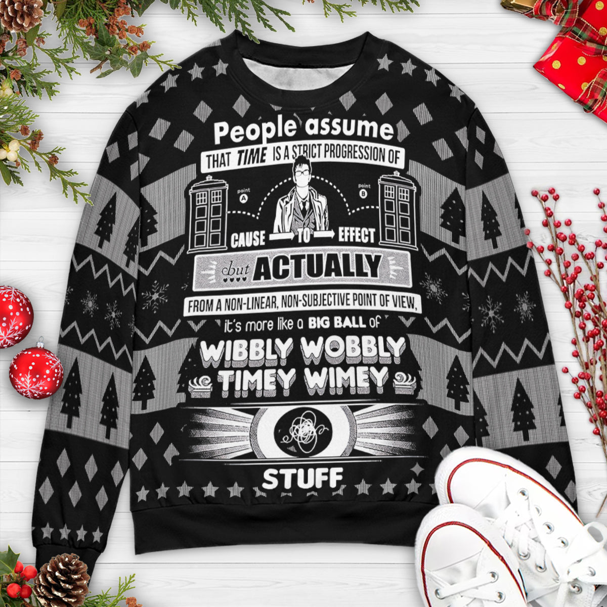 Ugly Christmas Sweatshirt - F9CGTAKC