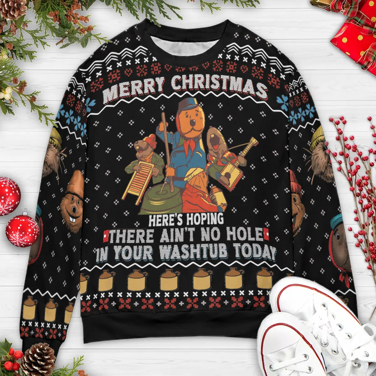 Ugly Christmas Sweatshirt - 4KGH9DZ4