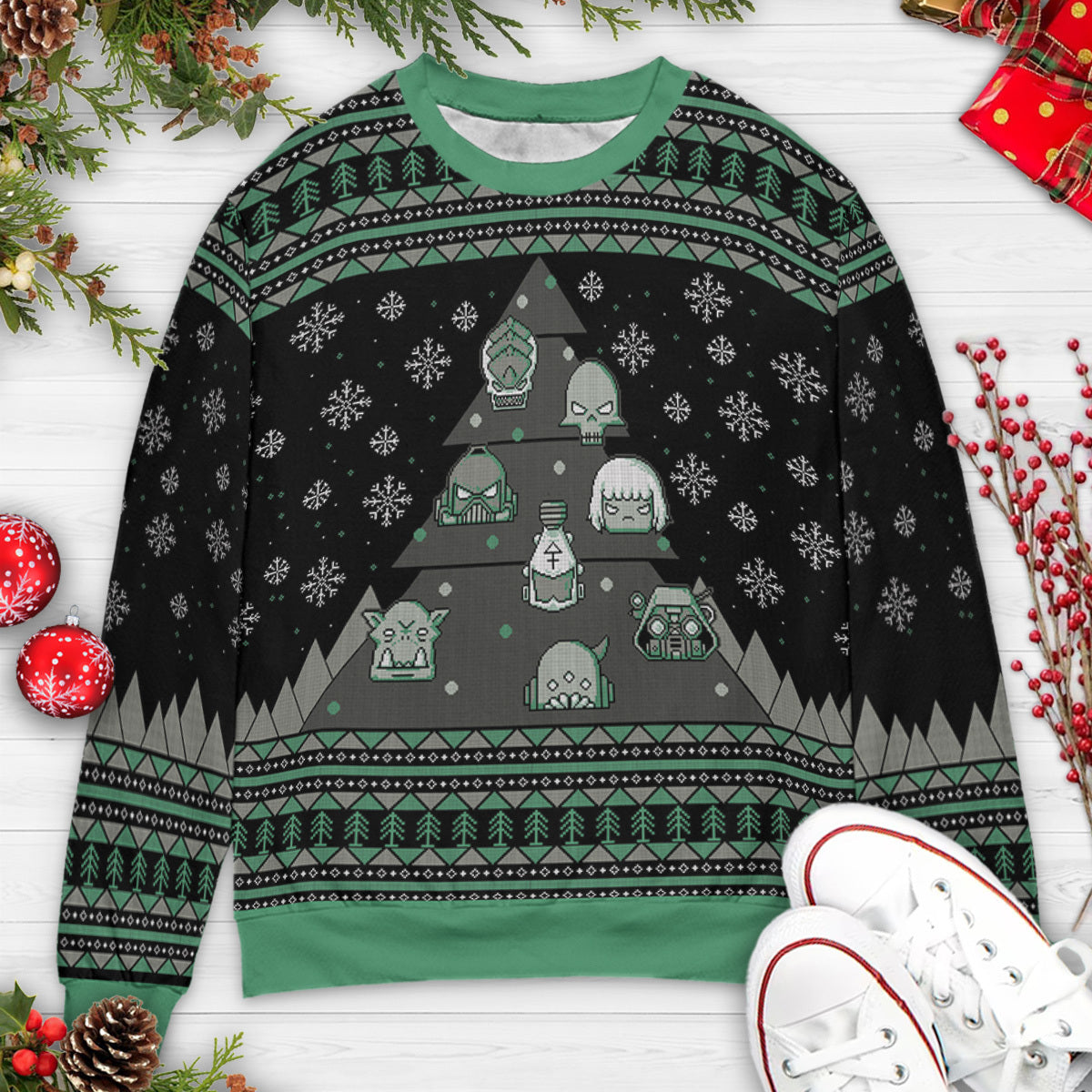 Ugly Christmas Sweatshirt - 8RD1DLP1
