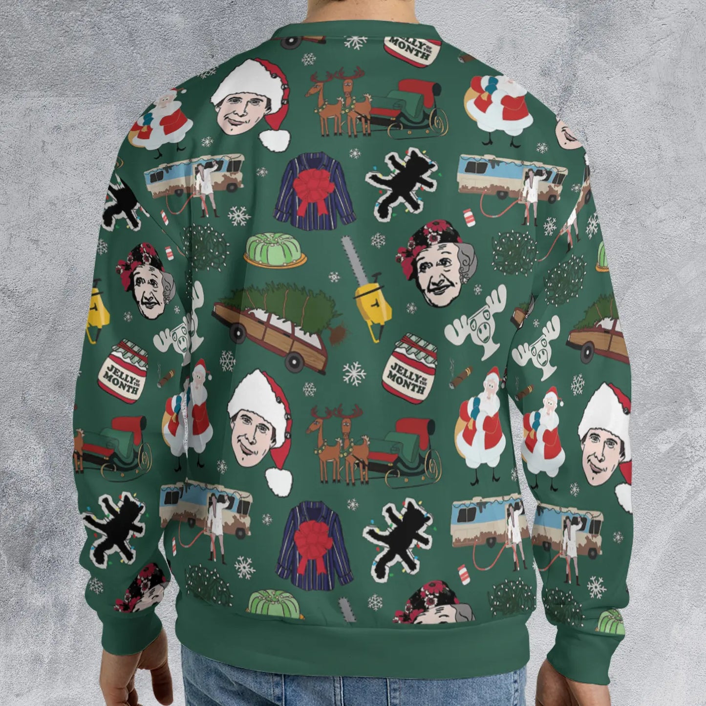 All-over Print Sweatshirt - 2C3RNUCA