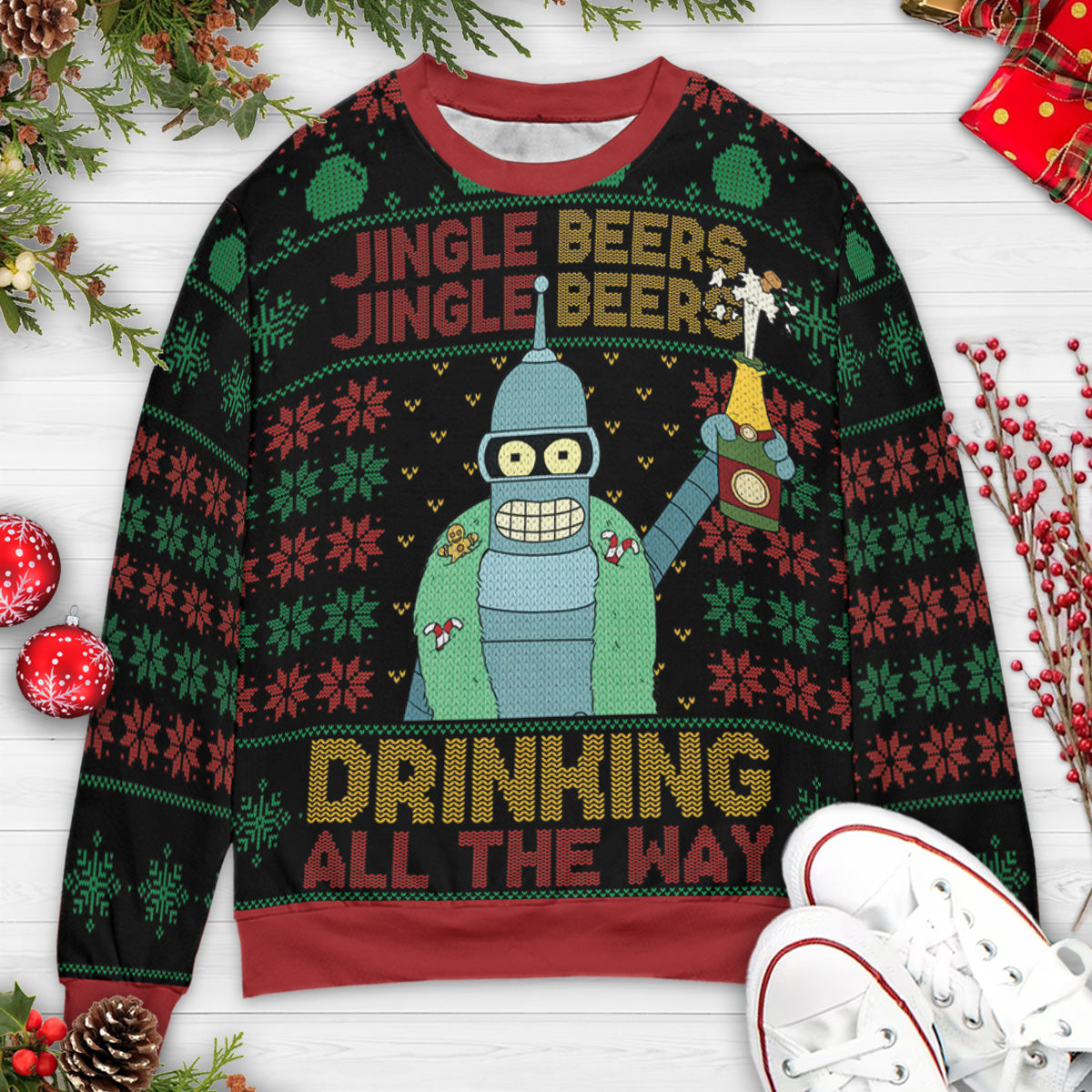 Ugly Christmas Sweatshirt - TAXHL1FL