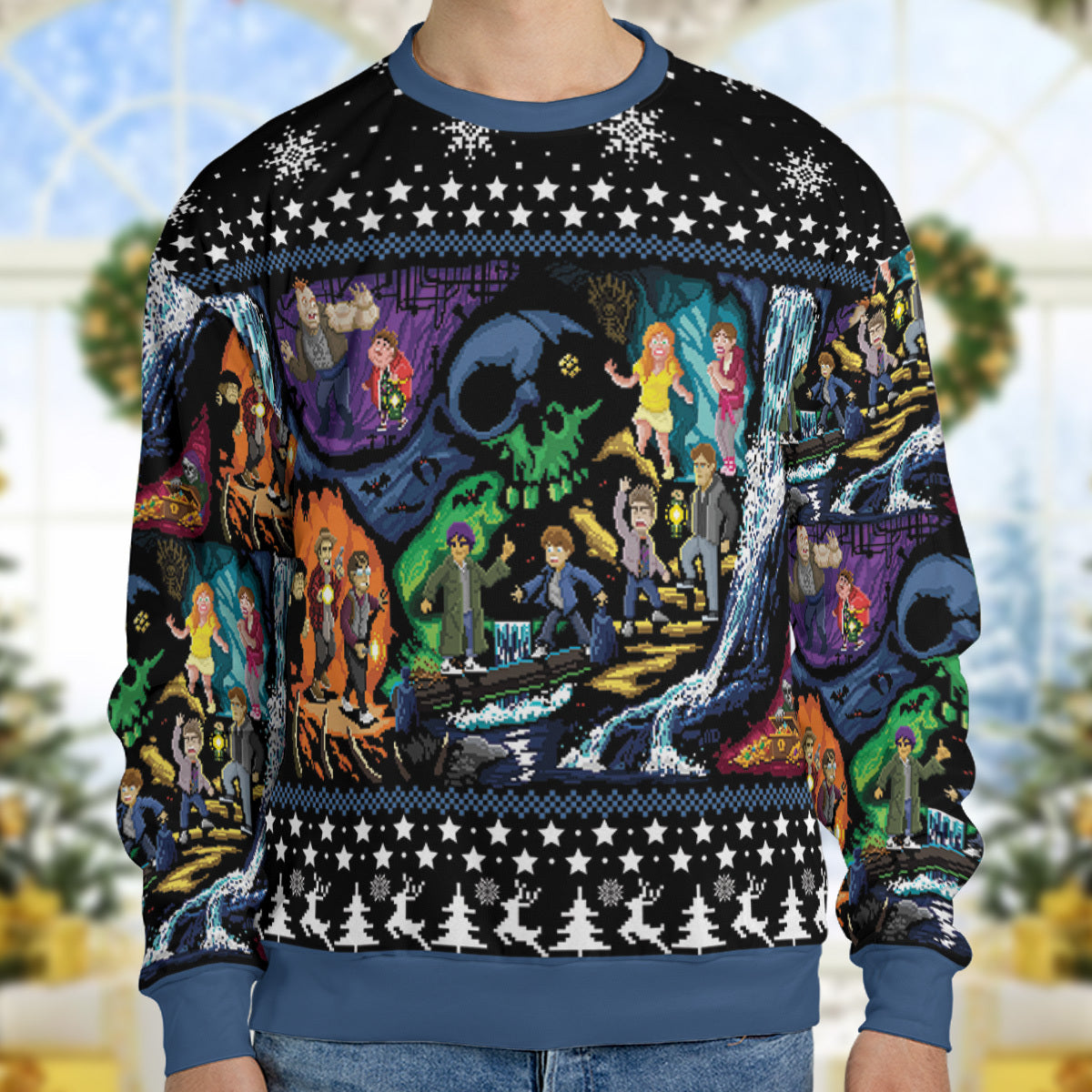 Ugly Christmas Sweatshirt - W3WRQW56