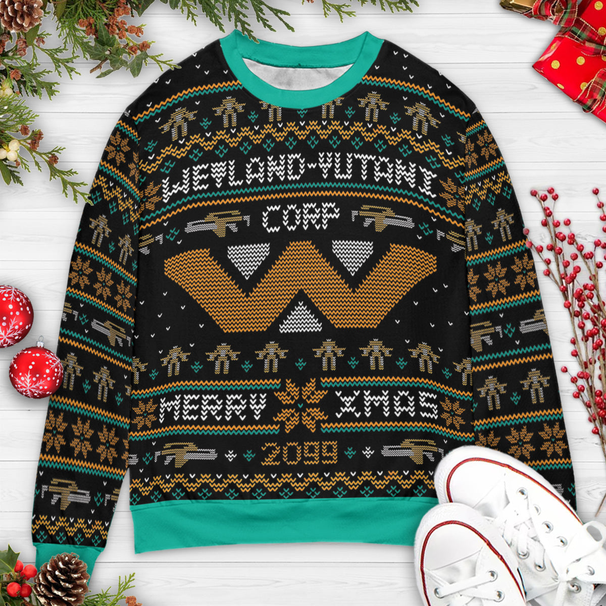 Ugly Christmas Sweatshirt - 5KSHAPUV