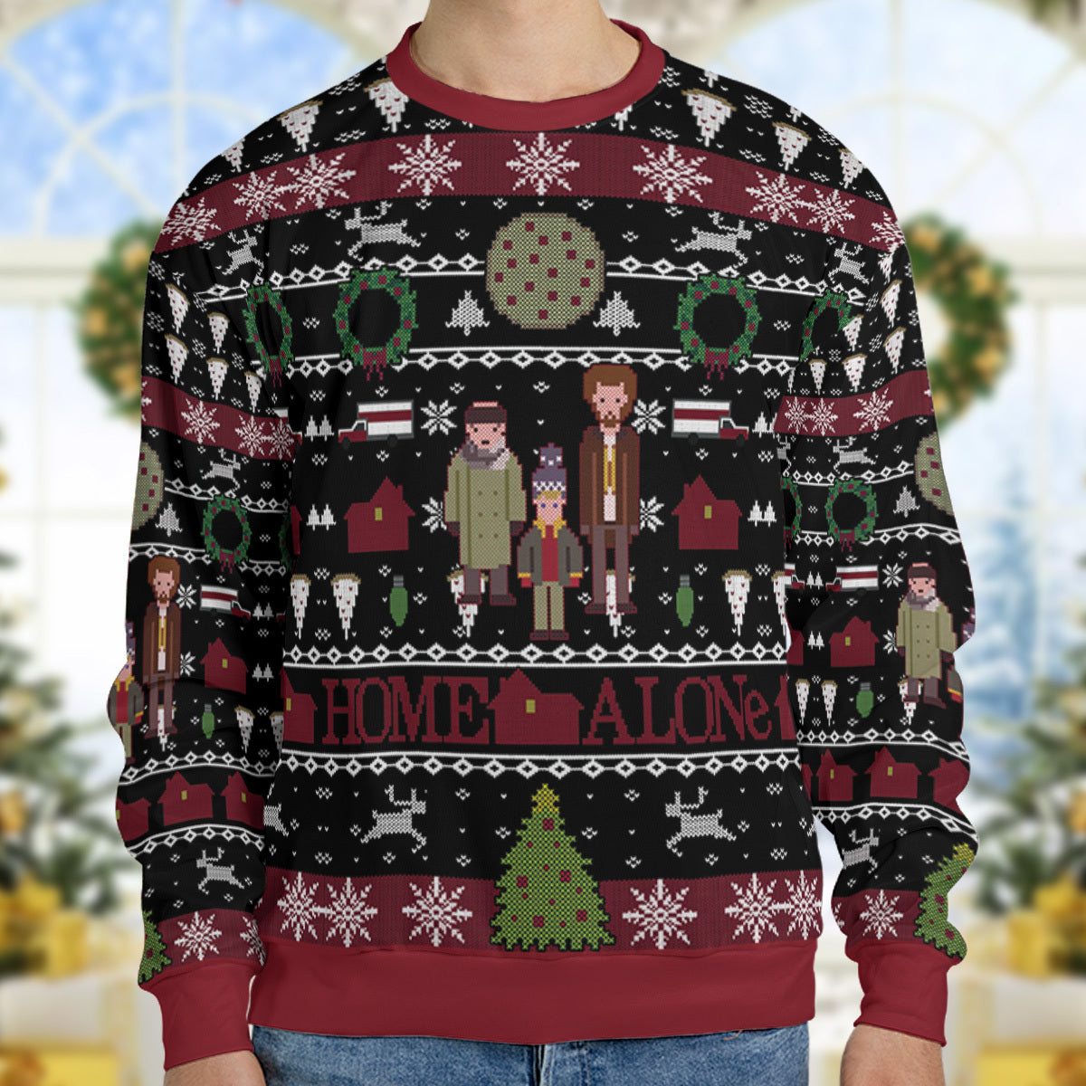 Ugly Christmas Sweatshirt - V15YUN89