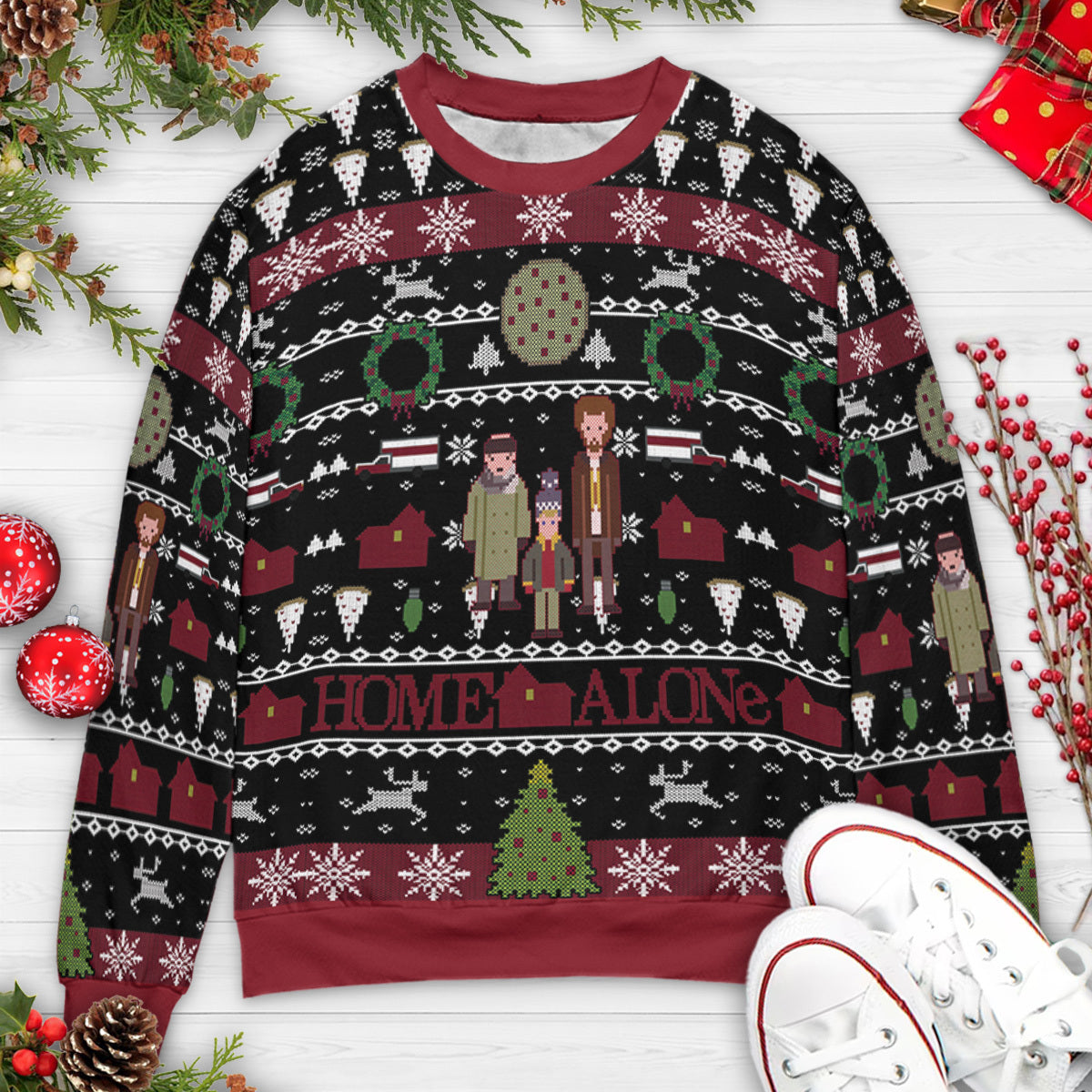 Ugly Christmas Sweatshirt - V15YUN89