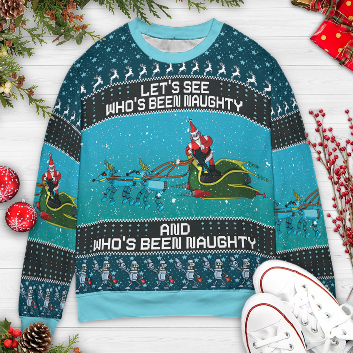 Ugly Christmas Sweatshirt - NVG8K26F