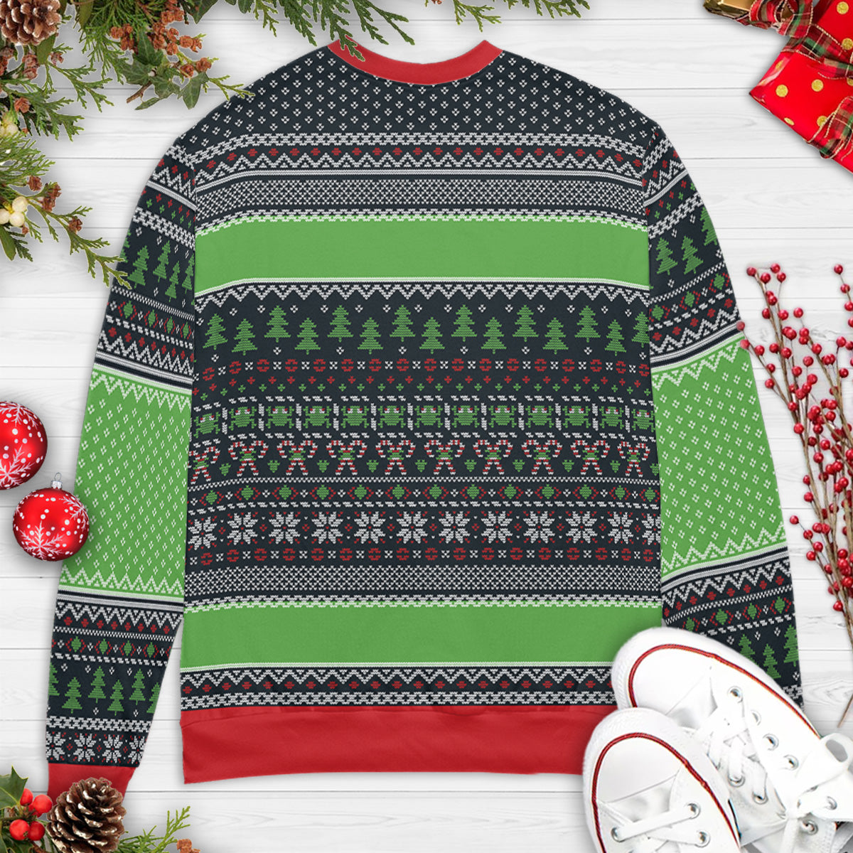 Ugly Christmas Sweatshirt - QHGBNZ2L