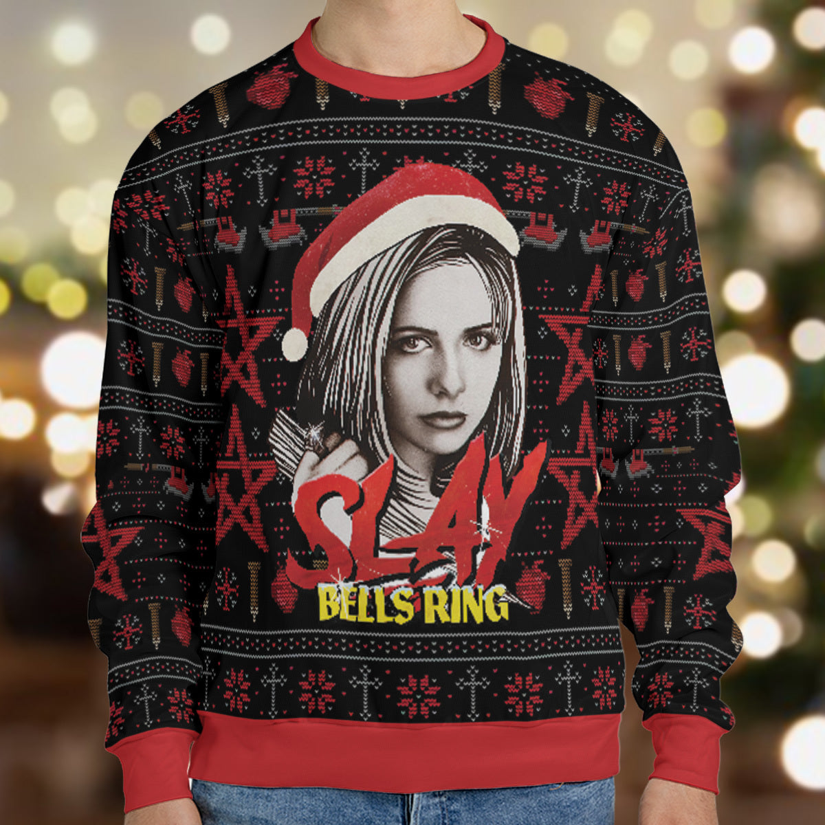 Ugly Christmas Sweatshirt - 3QBY3SPX