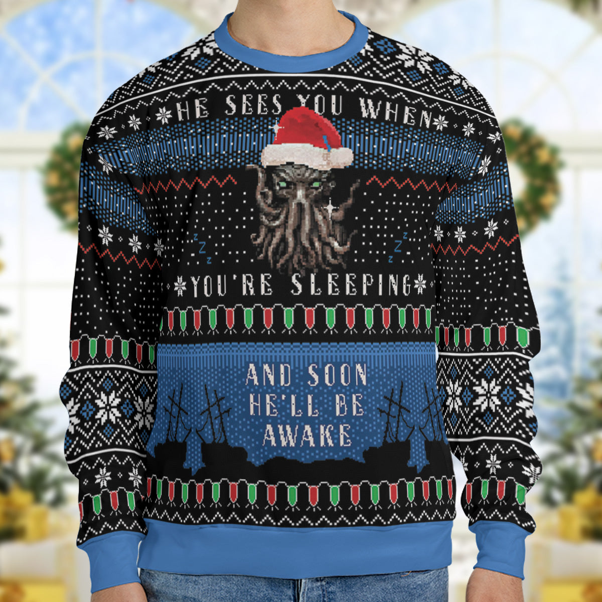 Ugly Christmas Sweatshirt - VDXMN6YS