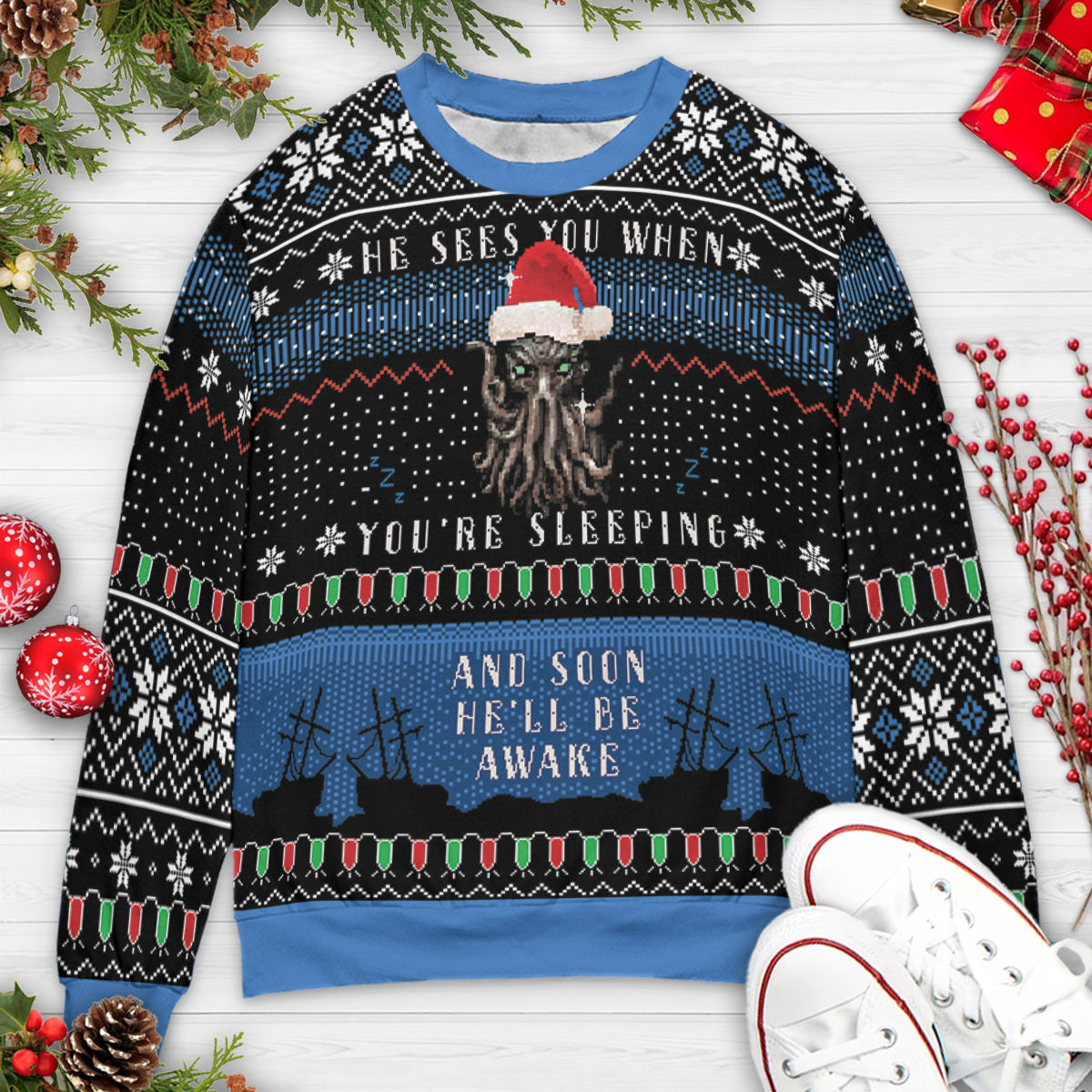 Ugly Christmas Sweatshirt - VDXMN6YS