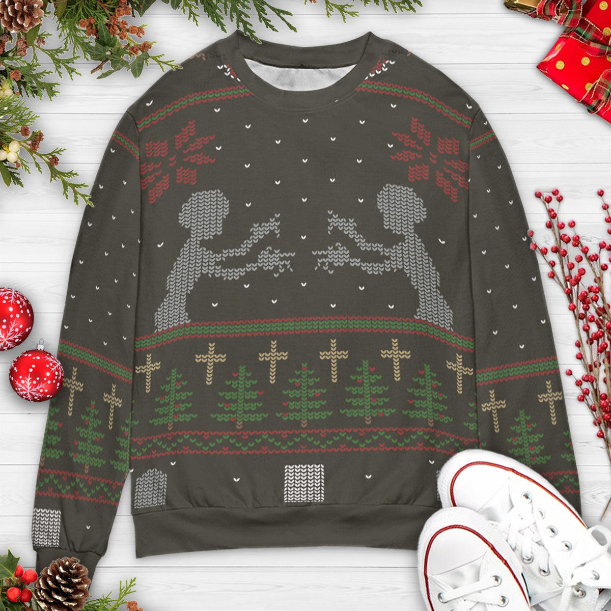 Ugly Christmas Sweatshirt - TNH4EFPJ