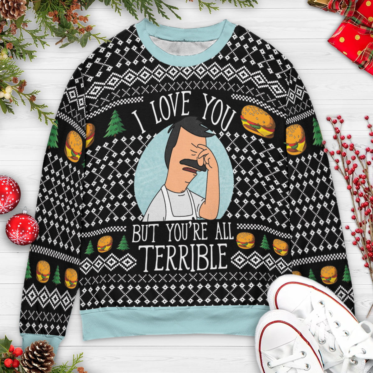Ugly Christmas Sweatshirt - X7HAD487