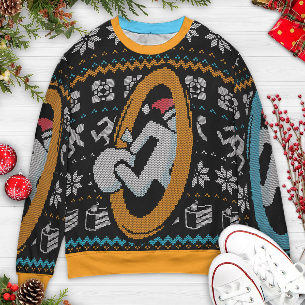 Ugly Christmas Sweatshirt - L6EKU6L3