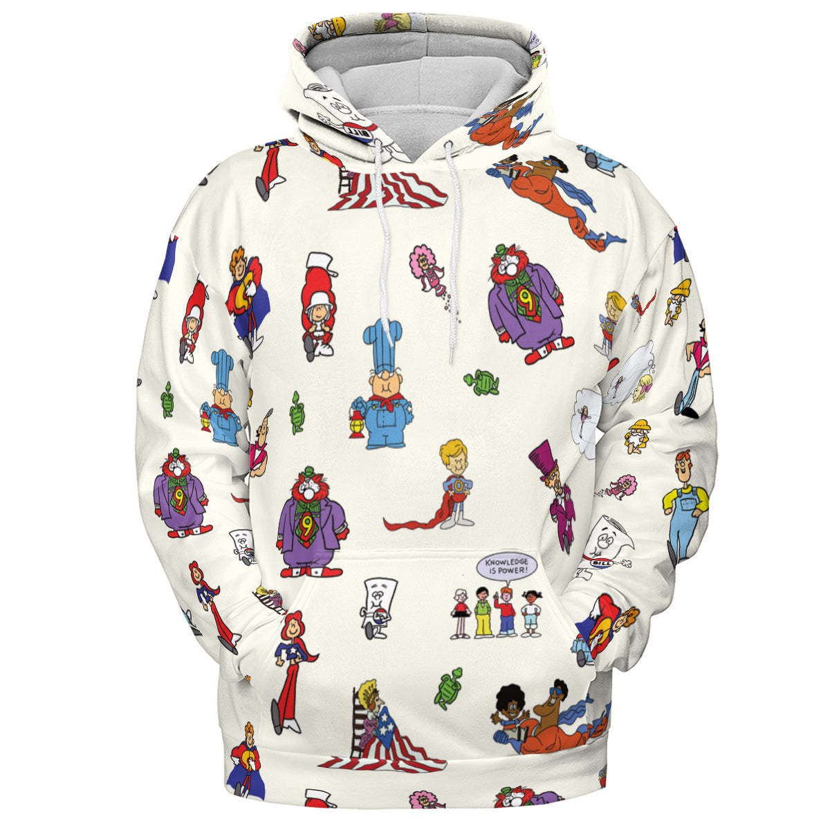 All-over Print Hoodie - 7KZDCZDD
