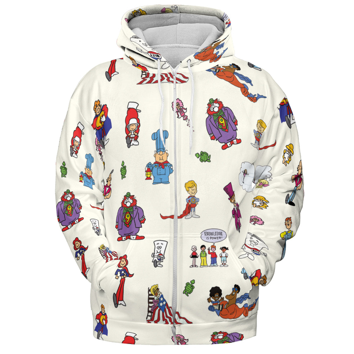 All-over Print Hoodie - 7KZDCZDD