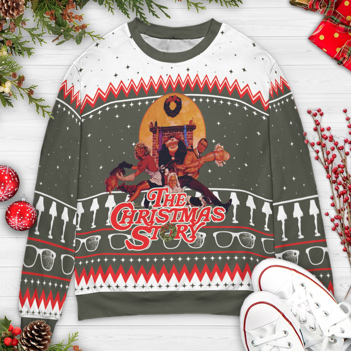 Ugly Christmas Sweatshirt - F6VB23GG