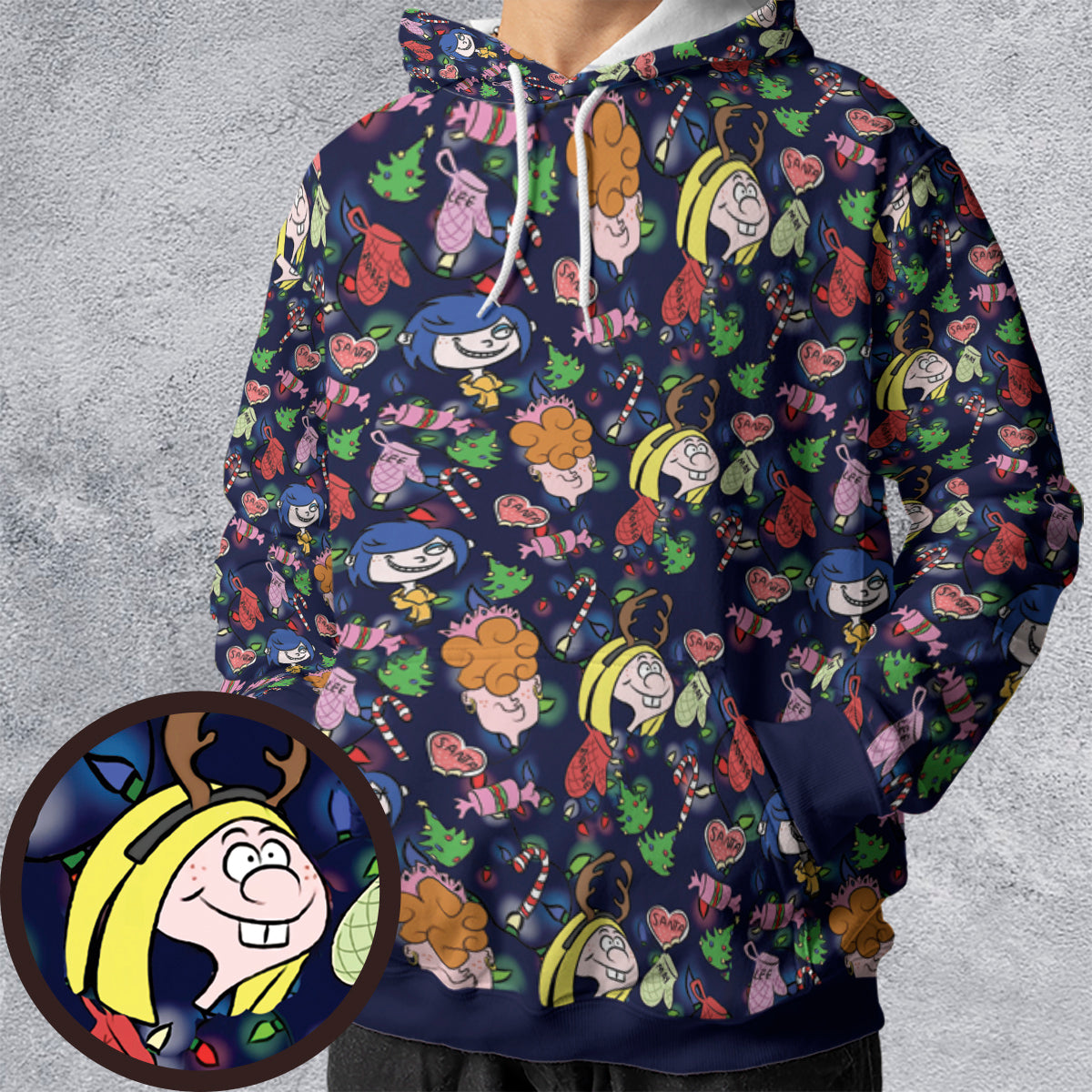 All-over Print Hoodie - JS1ZSTLX