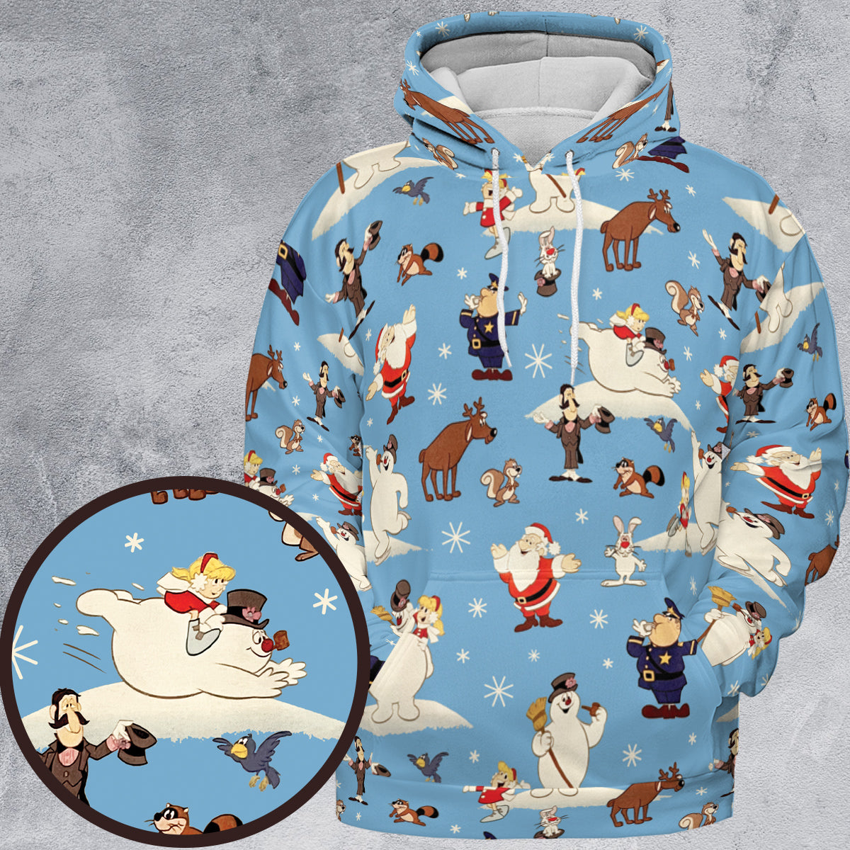 All-over Print Hoodie - 3SFLUSV8