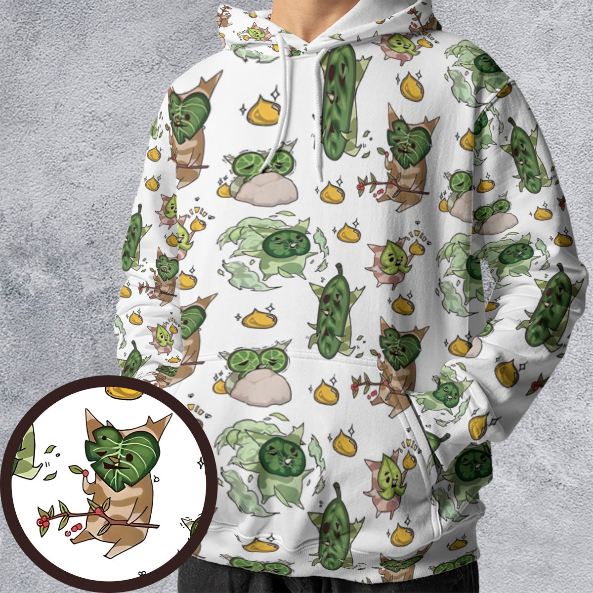 All-over Print Hoodie - A22Q3DSX