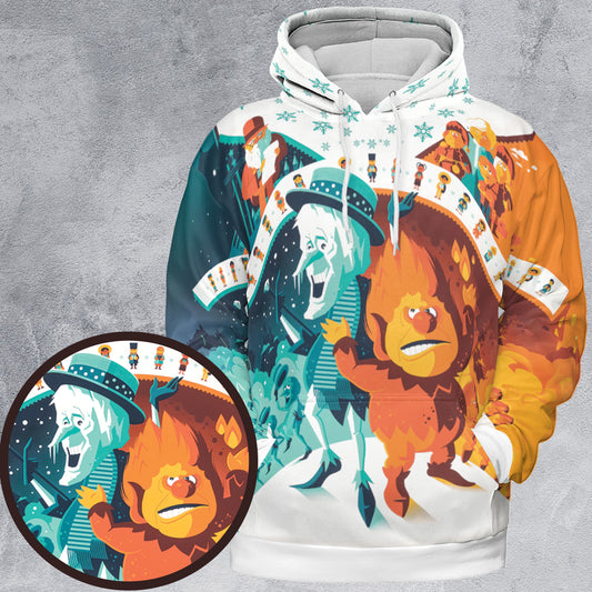 All-over Print Hoodie - 38XLKBBL