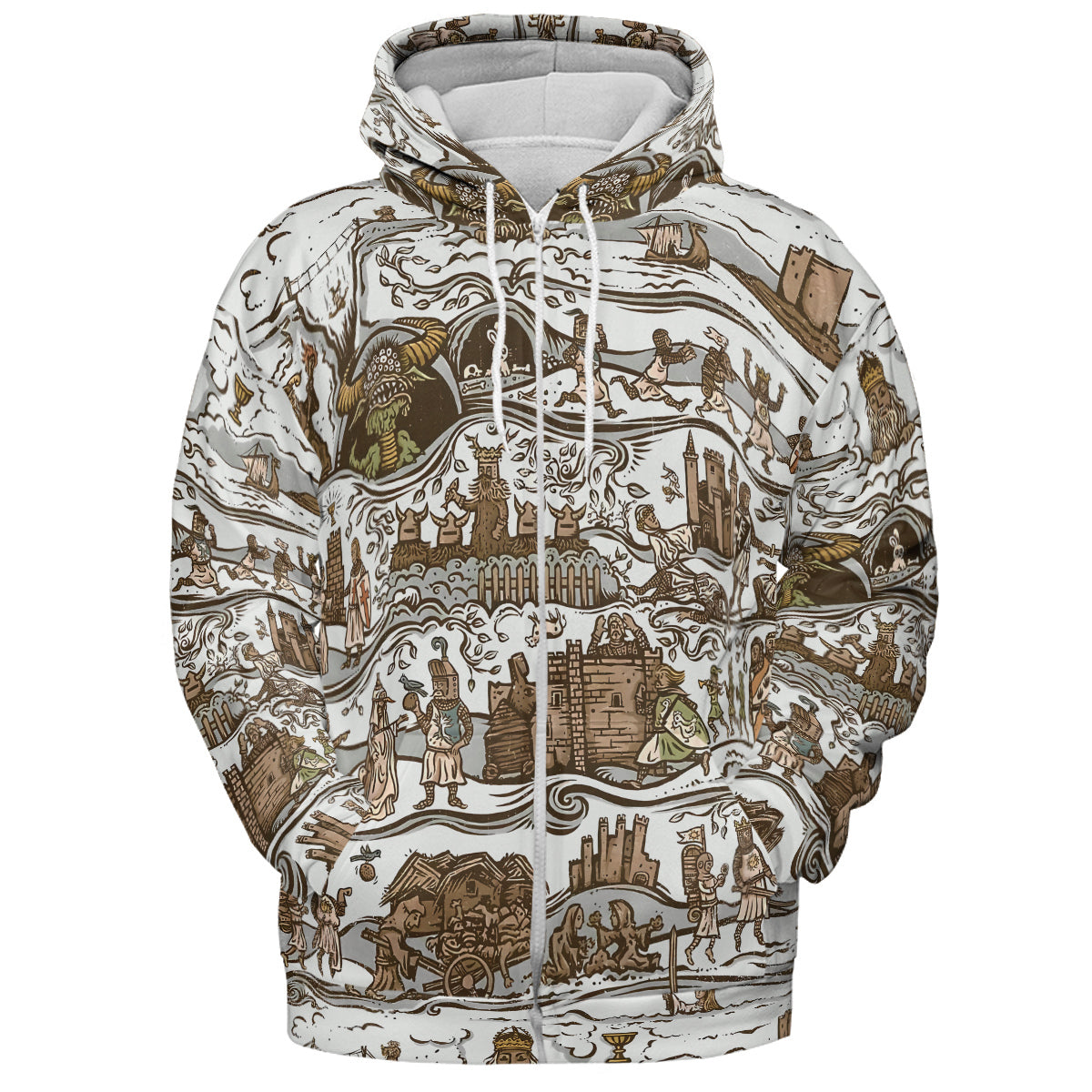 All-over Print Hoodie - H2PWZXAF