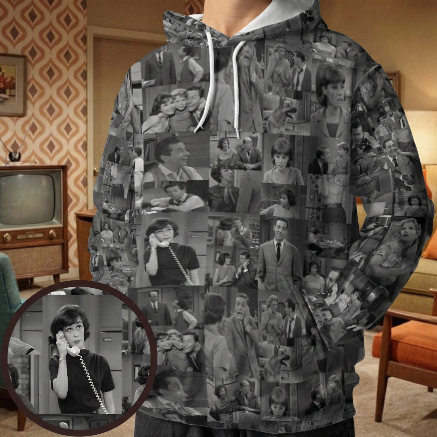 All-over Print Hoodie - CVTMUJEW
