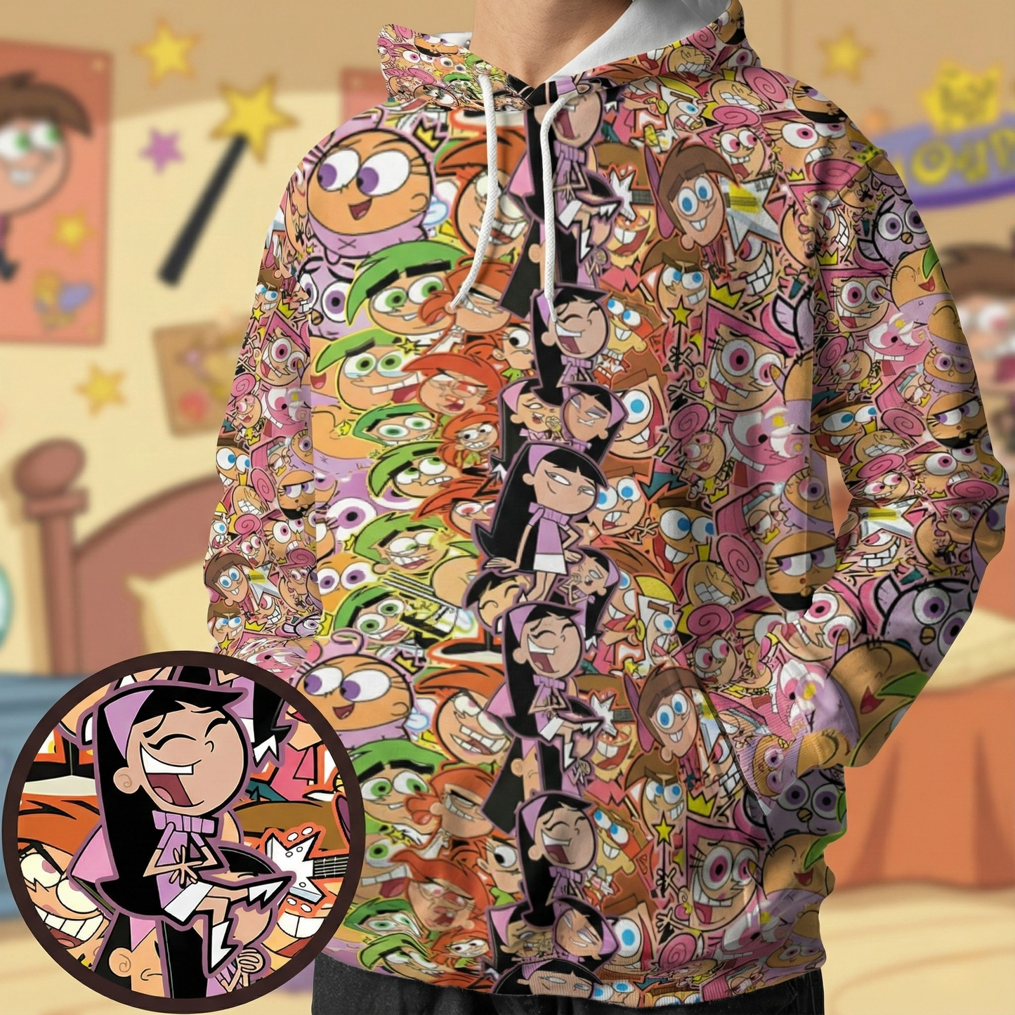 All-over Print Hoodie - J6VVGHQ3